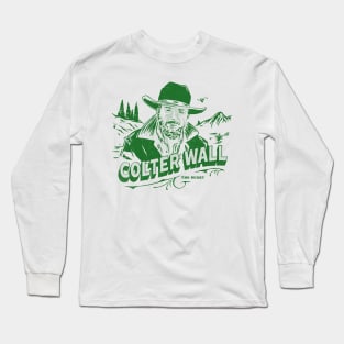 green solid style Long Sleeve T-Shirt
